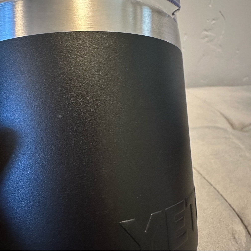 YETI Black 14oz Rambler Stackable Mug - Picture 7 of 10